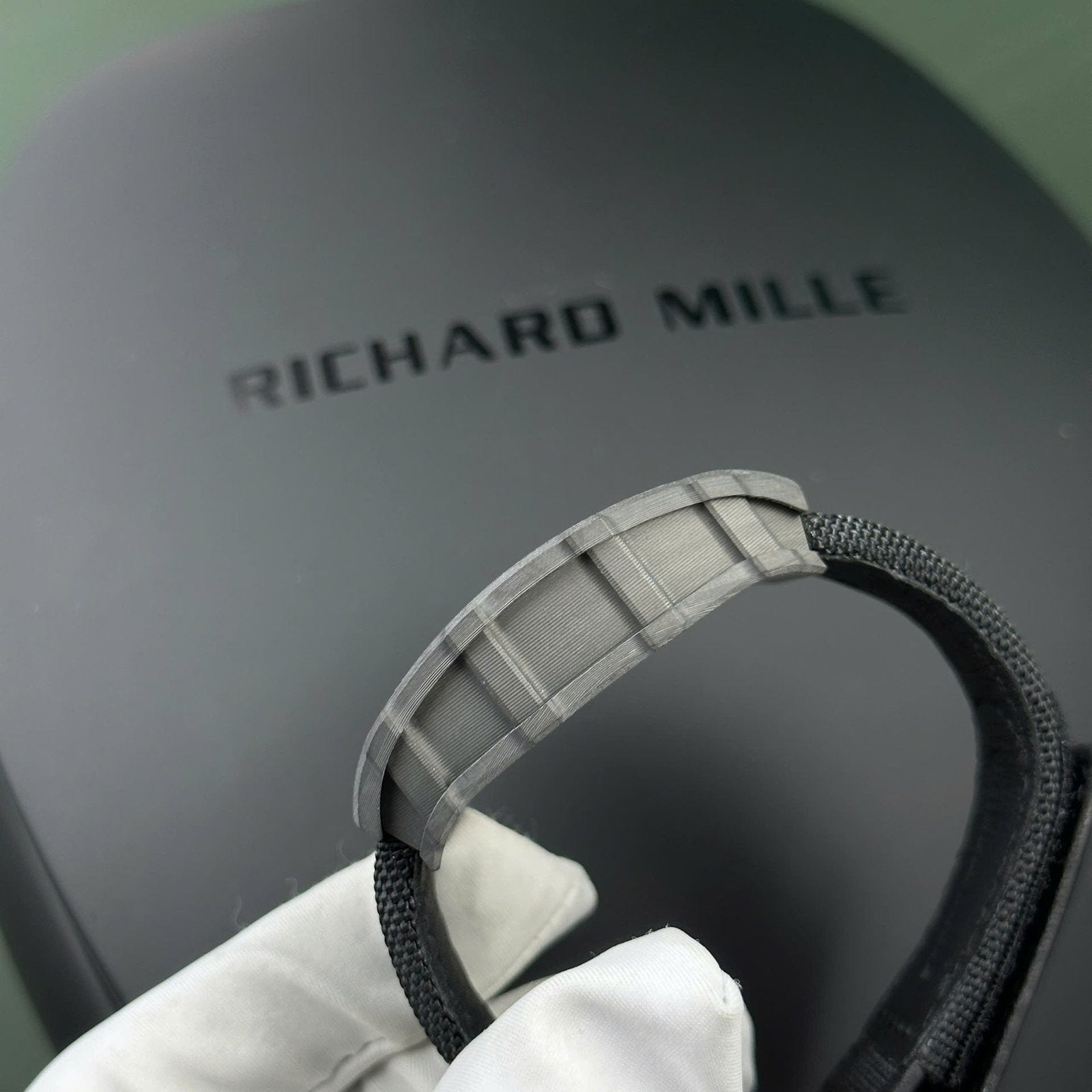 Richard Mille RM35-01 Watch Carbon Case Fabric Nato Strap 44,5x50mm