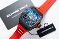 Richard Mille RM35-01 Watch Red Rubber Strap 45mm