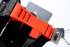 Richard Mille RM35-01 Watch Red Rubber Strap 45mm