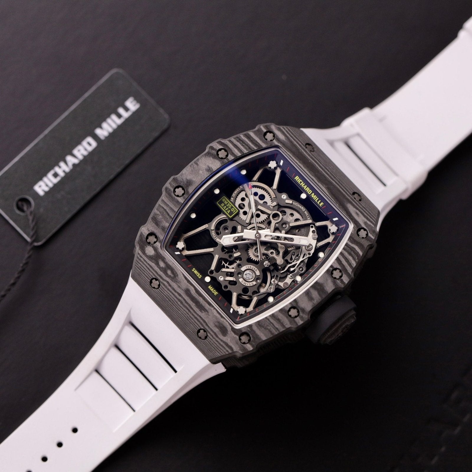 Richard Mille  Watch RM35-01 Carbon Rubber Strap 44mm