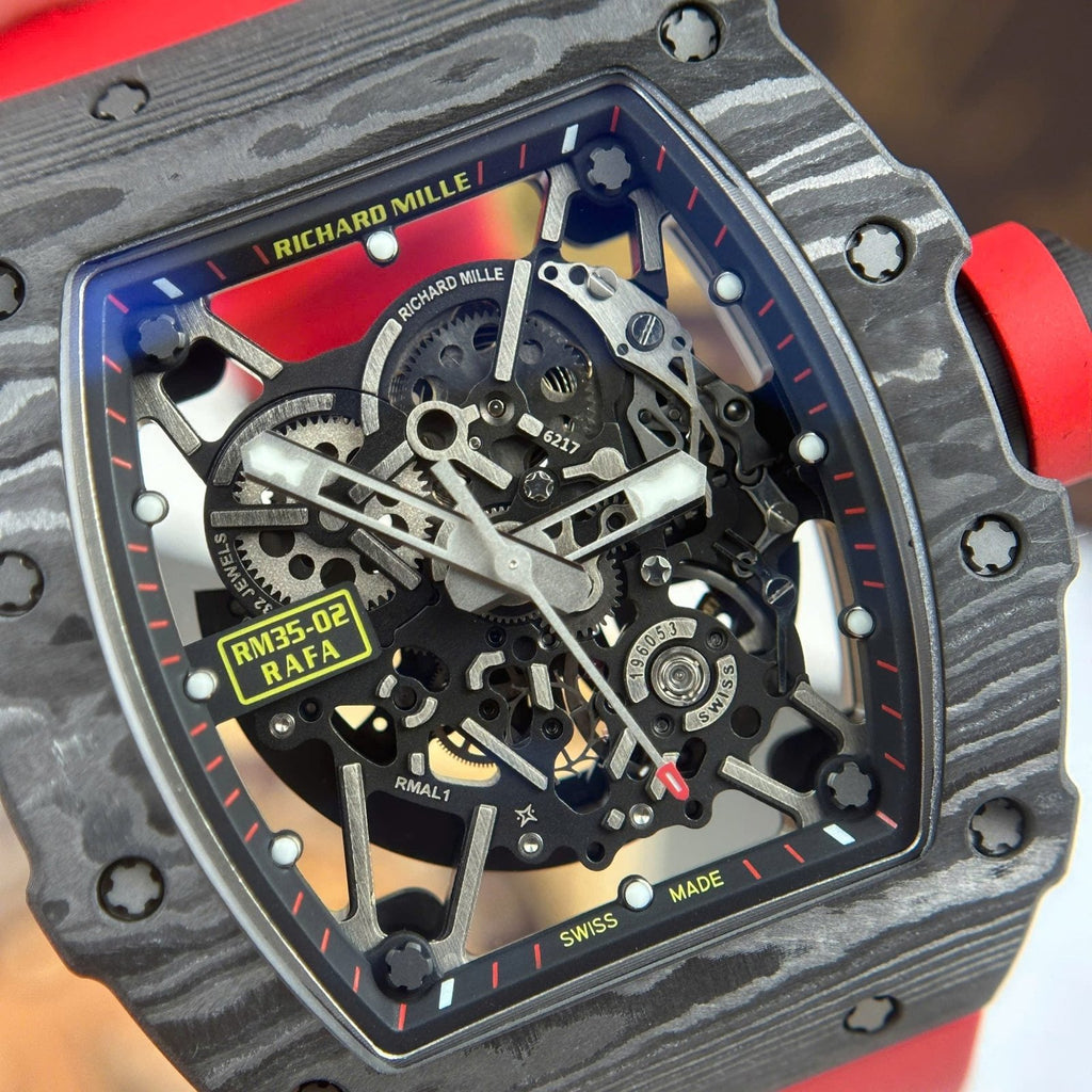 Richard Mille RM35-02 Rafael Nadal Carbon Watch Red 44mm