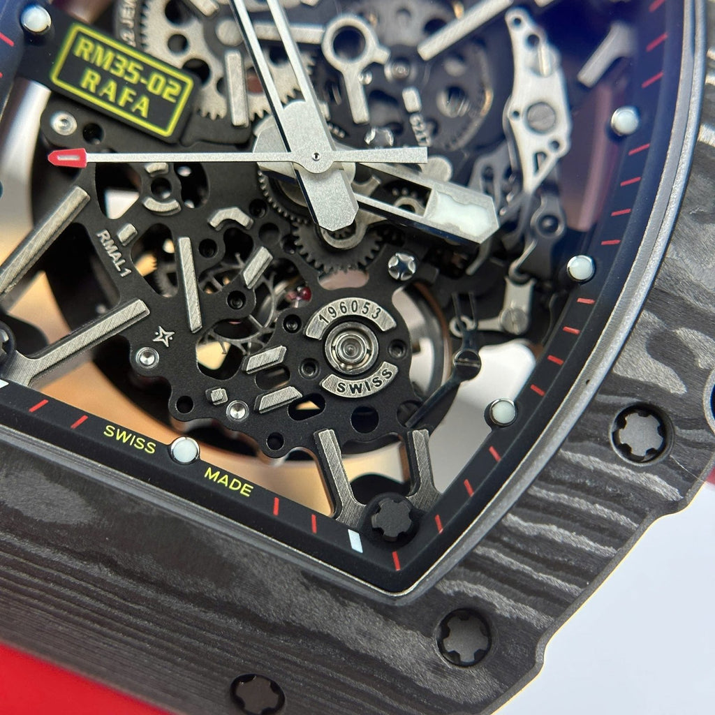 Richard Mille RM35-02 Rafael Nadal Carbon Watch Red 44mm