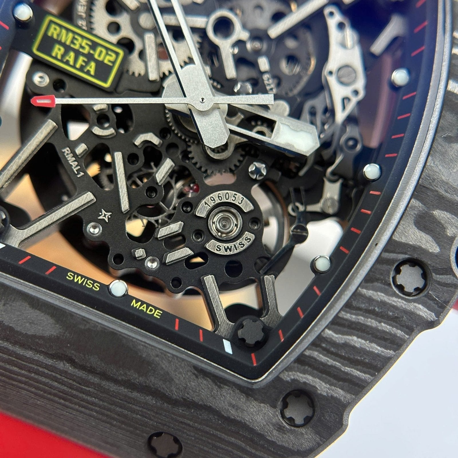 Richard Mille RM35-02 Rafael Nadal Carbon Watch Red 44mm