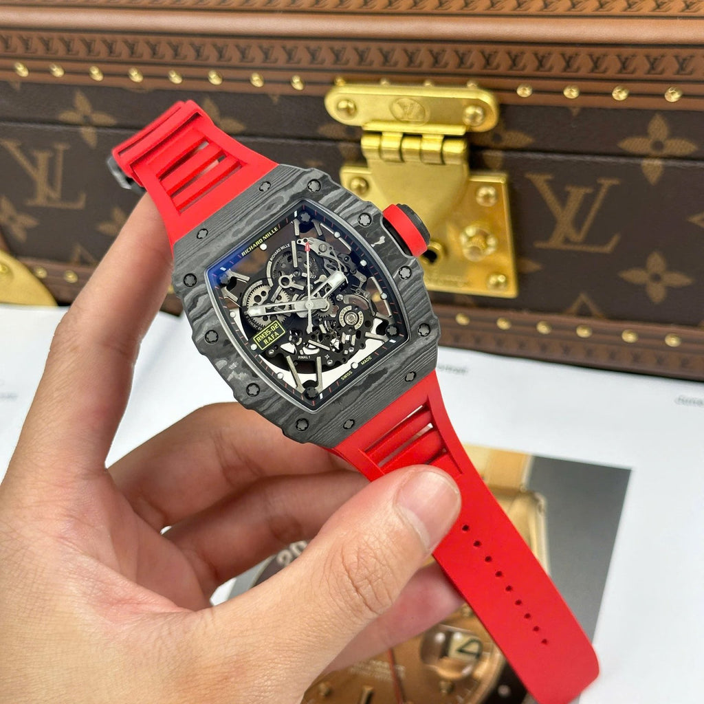 Richard Mille RM35-02 Rafael Nadal Carbon Watch Red 44mm