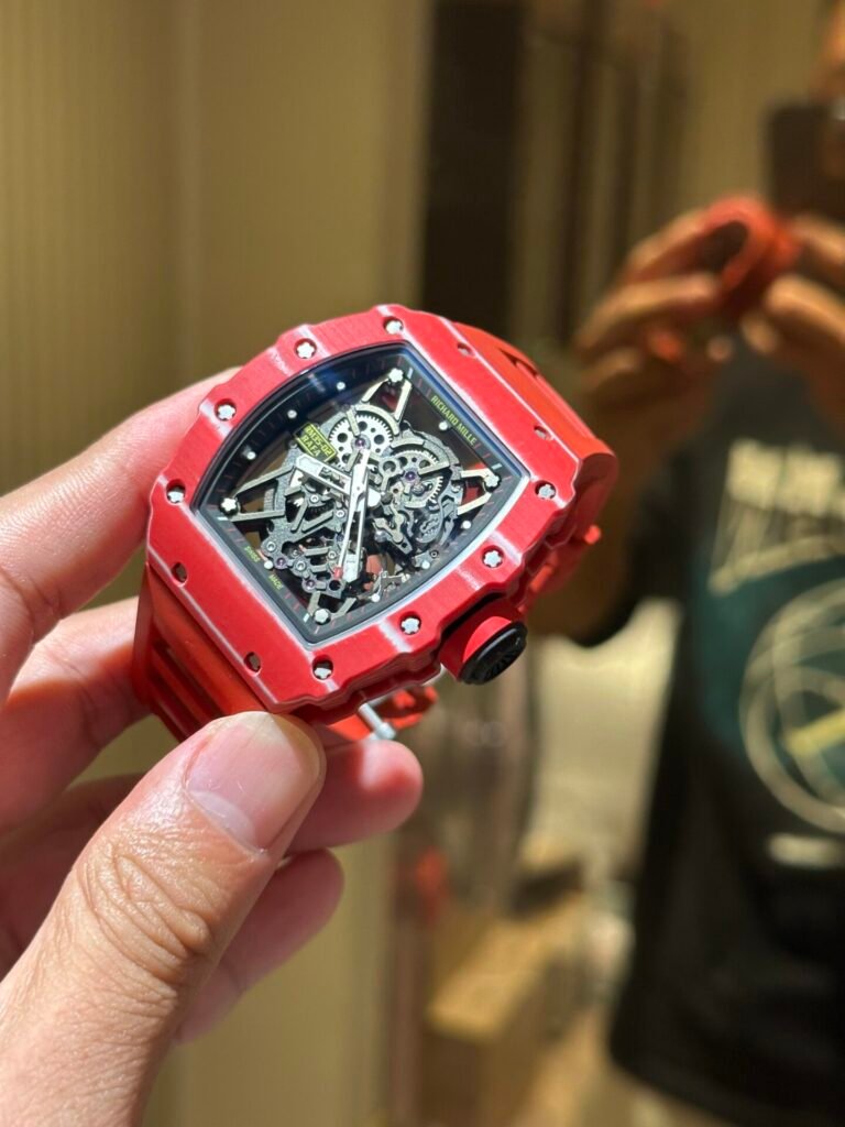 Richard Mille RM35-02 Watch Carbon Fiber Red 45mm