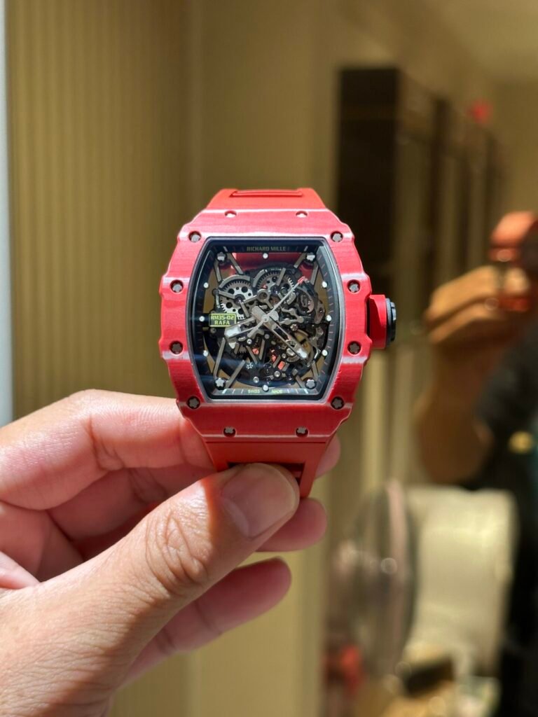 Richard Mille RM35-02 Watch Carbon Fiber Red 45mm