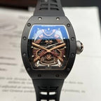 Richard Mille Watch RM055 Bubba Watson Grey Ceramic Rubber Strap 42.7×49.9mm