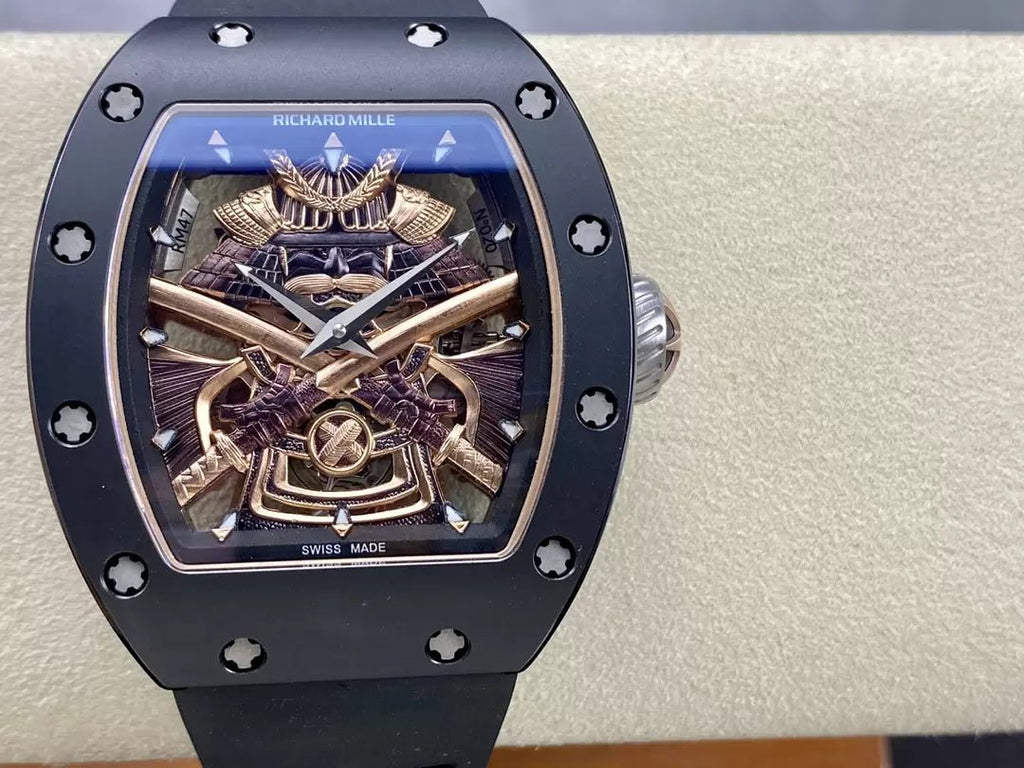 Richard Mille RM47 Samurai Tourbillon Ceramic Watch 42.7mm