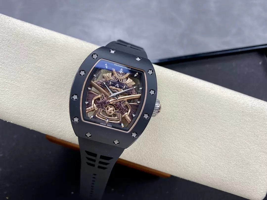 Richard Mille RM47 Samurai Tourbillon Ceramic Watch 42.7mm