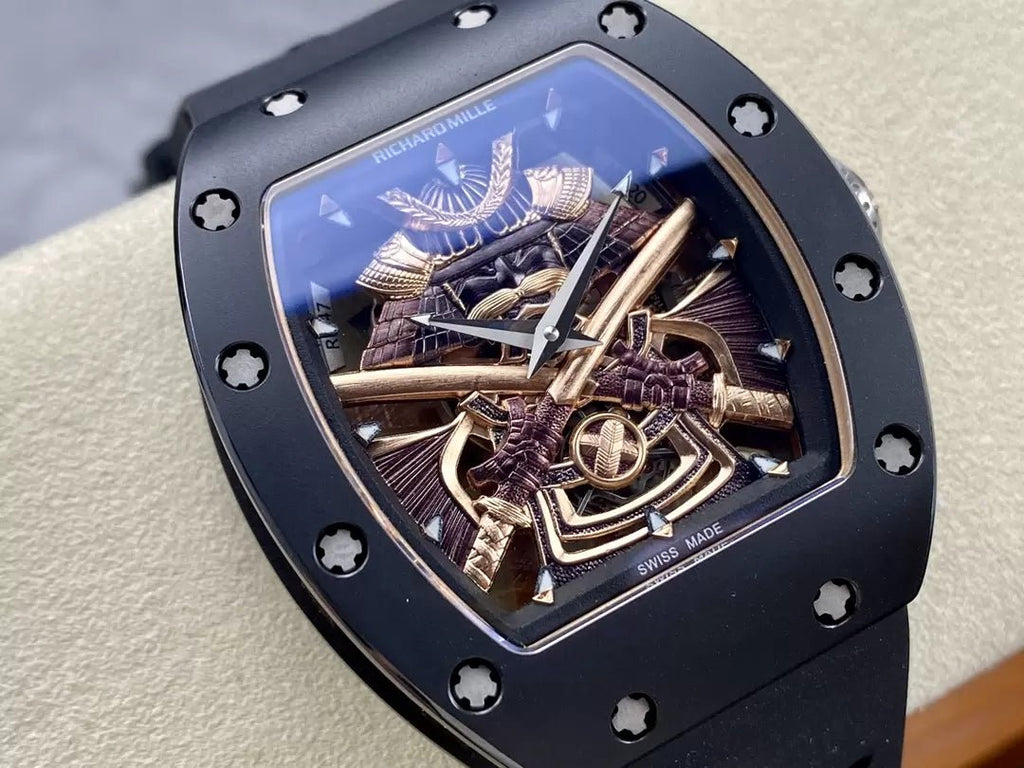 Richard Mille RM47 Samurai Tourbillon Ceramic Watch 42.7mm