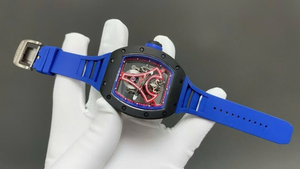 Richard Mille Watch RM52-03 Paris Saint-Germain Tourbillon Ceramic Black 40x48mm