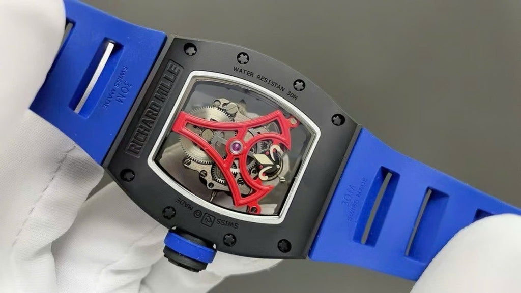 Richard Mille Watch RM52-03 Paris Saint-Germain Tourbillon Ceramic Black 40x48mm