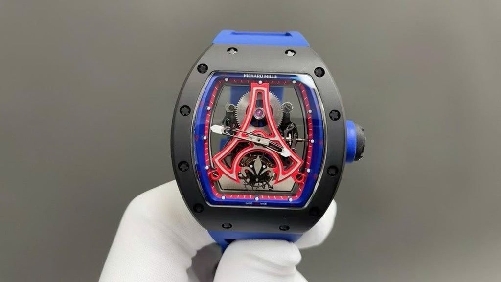 Richard Mille Watch RM52-03 Paris Saint-Germain Tourbillon Ceramic Black 40x48mm