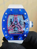 Richard Mille RM52-03 Paris Saint-Germain Tourbillon Watch Bark Sapphire Blue 40x48mm