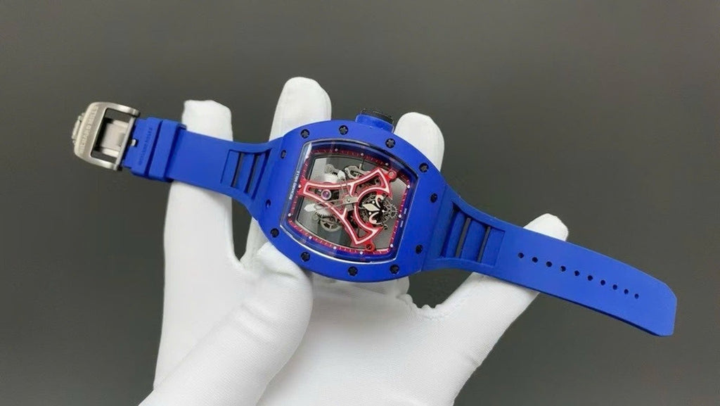 Richard Mille Watch RM52-03 Paris Saint-Germain Tourbillon Ceramic Blue 40x48mm