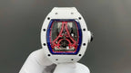 Richard Mille Watch RM52-03 Paris Saint-Germain Tourbillon White Ceramic 40x48mm