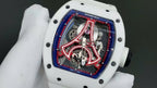 Richard Mille Watch RM52-03 Paris Saint-Germain Tourbillon White Ceramic 40x48mm