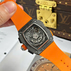 Richard Mille RM65-01 Orange Watch Rubber Strap 44,5×49,9mm