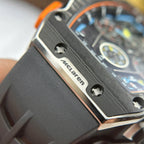 Richard Mille RM65-01 Carbon  Watch Black Rubber Strap 44,5×49,9mm