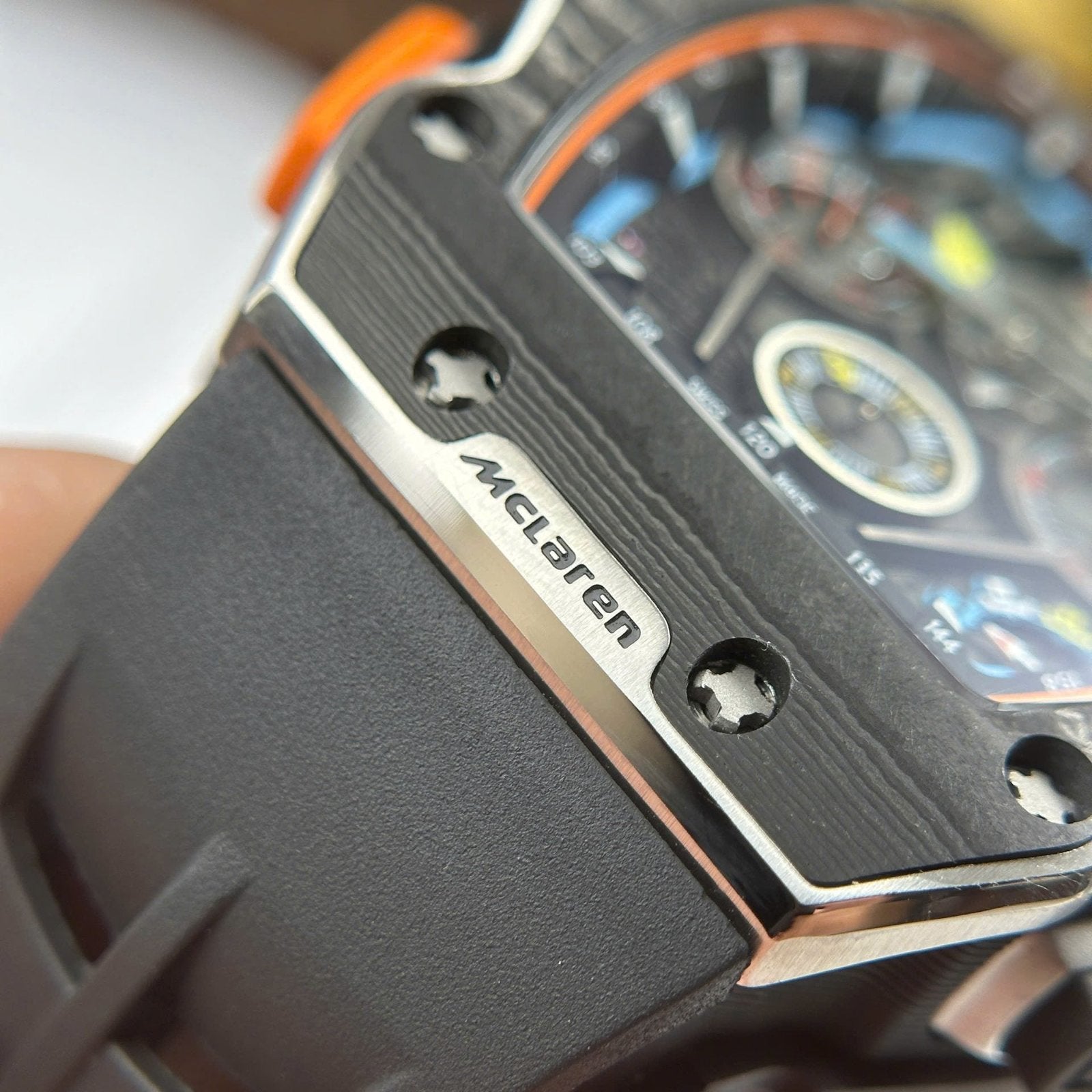 Richard Mille RM65-01 Carbon  Watch Black Rubber Strap 44,5×49,9mm