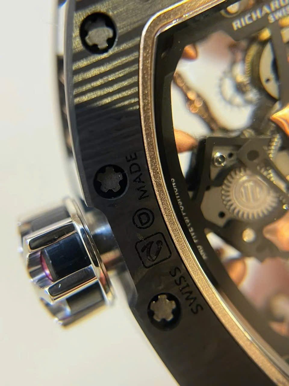 Richard Mille RM66 Tourbillon Carbon 18K Gold Wrapped  42.7mm