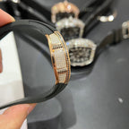 Richard Mille RM67-01  Watch Rose Gold Rubber Strap 40mm