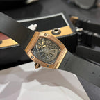 Richard Mille RM67-01  Watch Rose Gold Rubber Strap 40mm