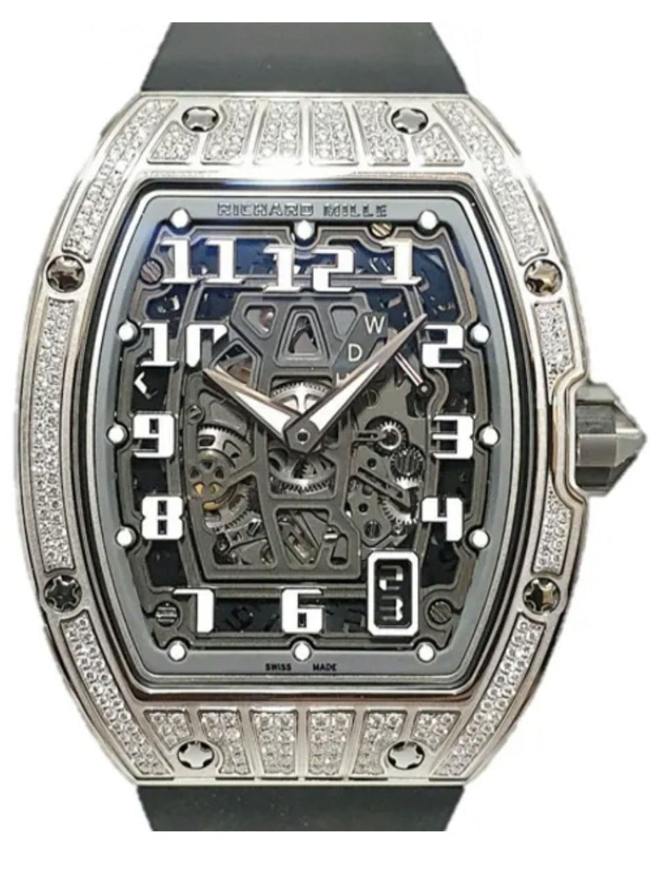 Richard Mille RM67-01 Skeleton Dial Ultra-Thin Natural Diamonds 38.7mm