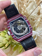 Richard Mille RM67-02 Watch Red Carbon Weight 37 Grams 38.7×47.52mm