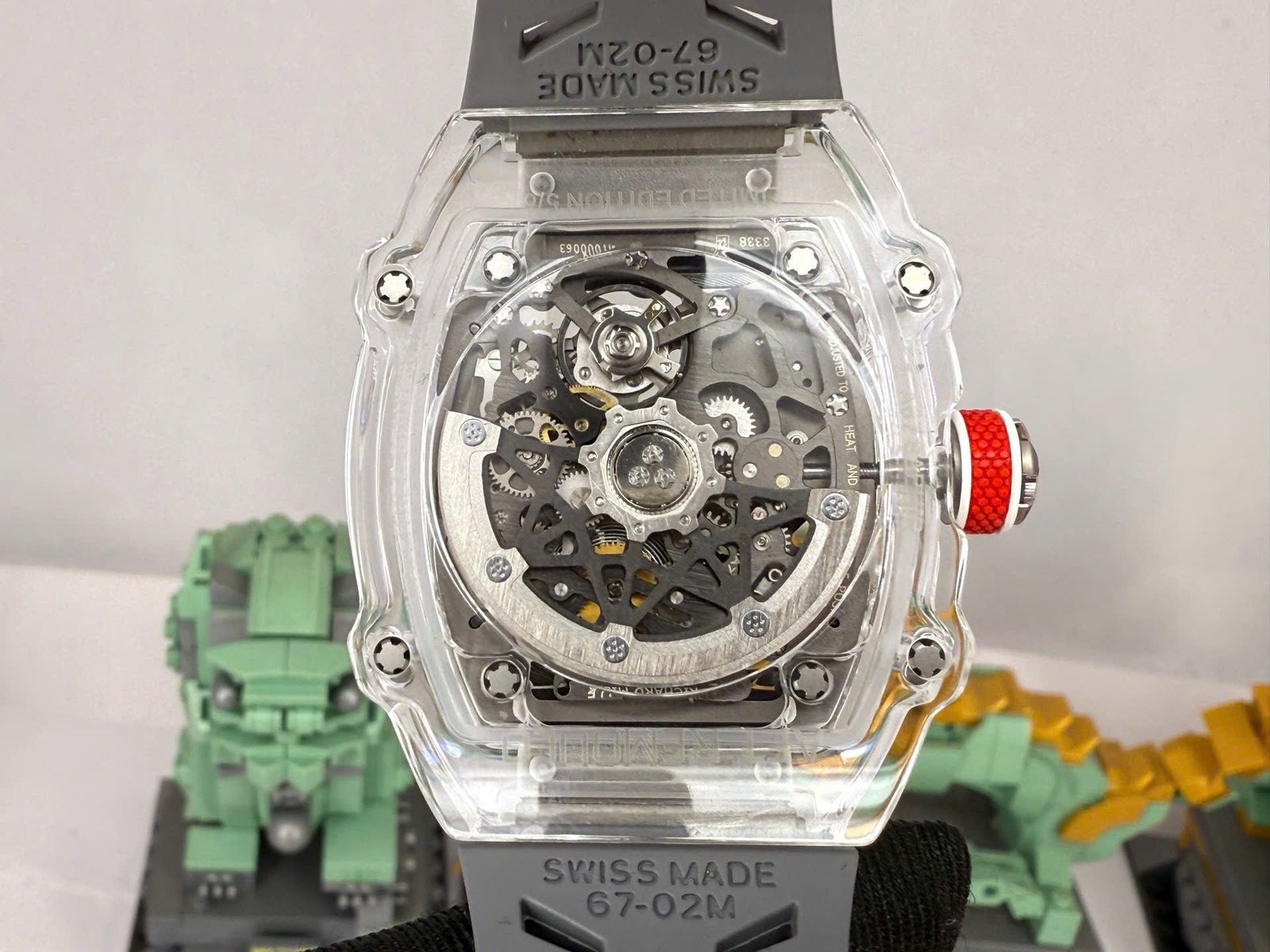 Richard Mille RM67-02 Sapphire Watch Automatic Movement 38.7×47.52mm