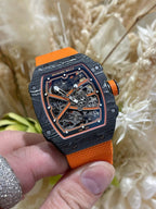Richard Mille RM67-02 Sebastien Ogier Black Carbon Automatic Swiss Movement 37 Grams 38.7×47.52mm