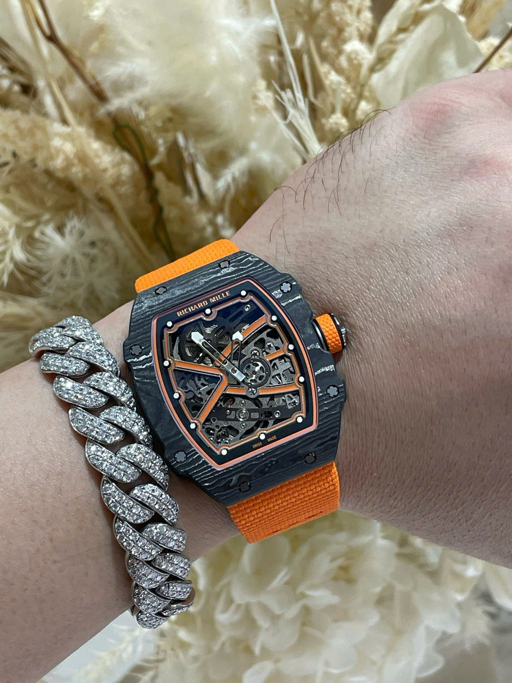 Richard Mille RM67-02 Sebastien Ogier Black Carbon Automatic Swiss Movement 37 Grams 38.7×47.52mm