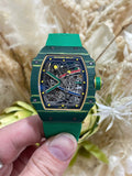 Richard Mille RM67-02 Case Green Carbon Super Light 37 Grams 38.7×47.52mm