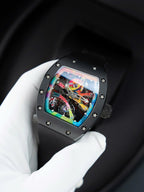 Richard Mille RM68-01 Cyril Kongo Watch Black Ceramic Rubber Strap 45mm