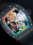 Richard Mille RM68-01 Cyril Kongo Watch Black Ceramic Rubber Strap 45mm