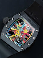 Richard Mille RM68-01 Cyril Kongo Watch Black Ceramic Rubber Strap 45mm