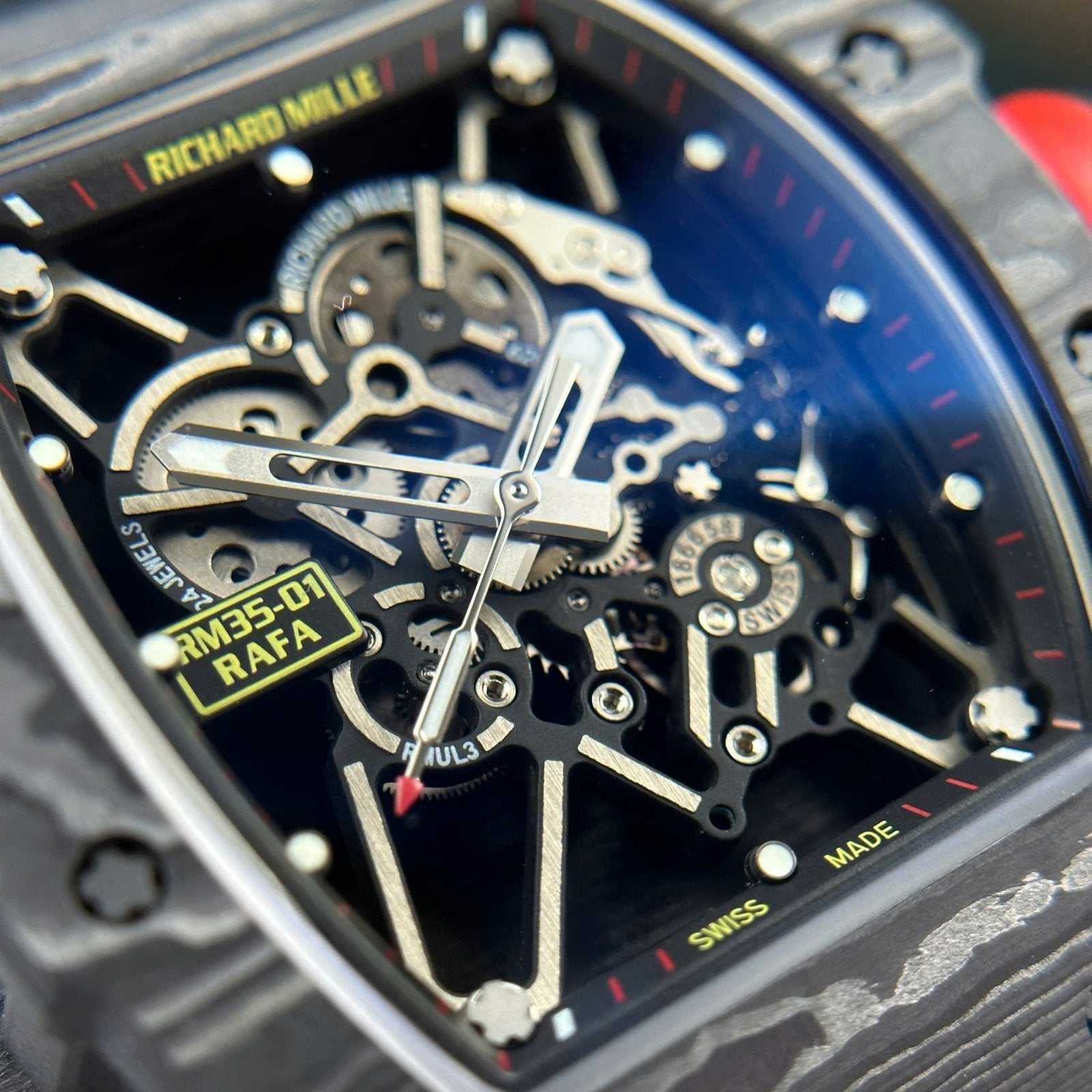 Richard Mille Watch RM35-01 Rafael Nadal Carbon NTPT 44,5x50mm