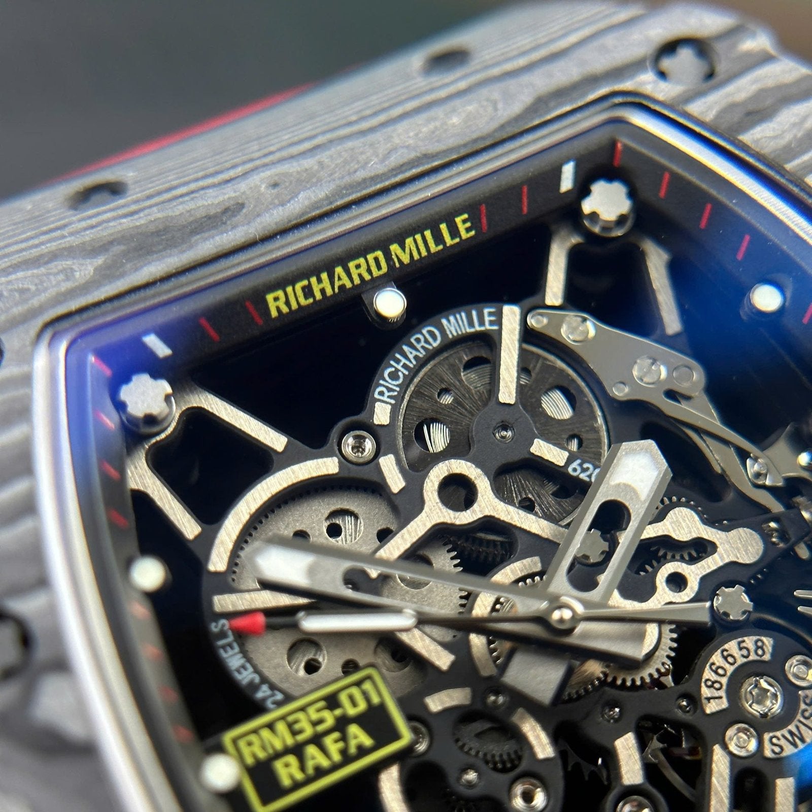 Richard Mille Watch RM35-01 Rafael Nadal Carbon NTPT 44,5x50mm