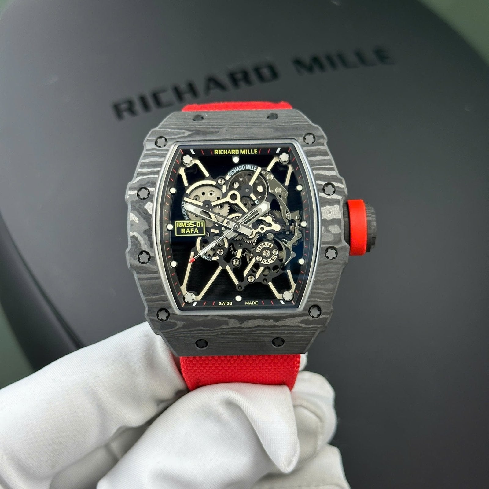 Richard Mille Watch RM35-01 Rafael Nadal Carbon NTPT 44,5x50mm