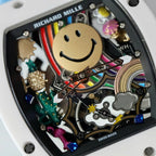 Richard Mille  Watch RM88 Smiley Fabic Nato Strap Blue 42mm