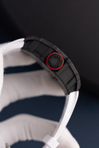 Richard Mille RM35-01 Rafael Nadal Carbon NTPT Watch White Rubber Strap 49,9x43mm