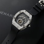 Richard Mille Watch RM51-02 Rhinestone Rubber Strap 40mm