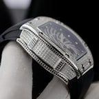Richard Mille Watch RM51-02 Rhinestone Rubber Strap 40mm