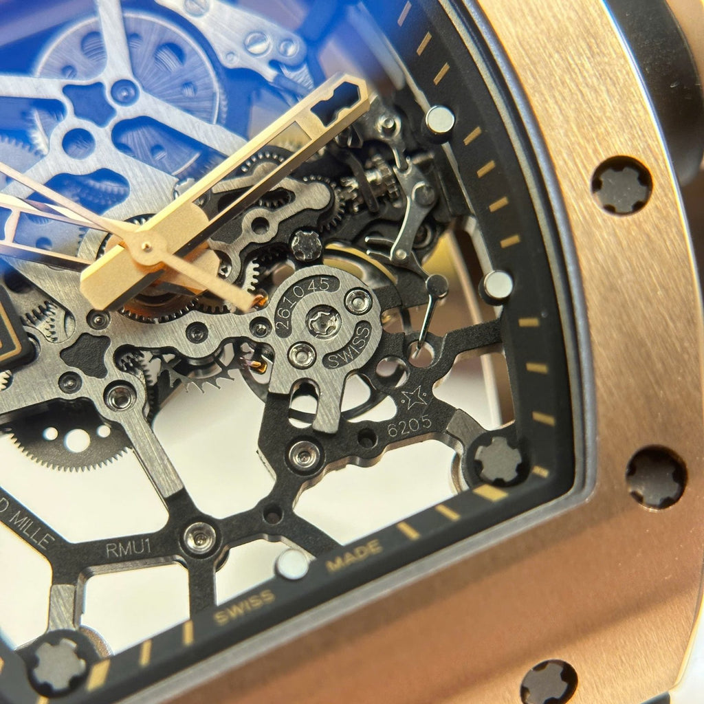 Richard Mille Watch RM035 Americas Toro Rose Gold 40x48mm