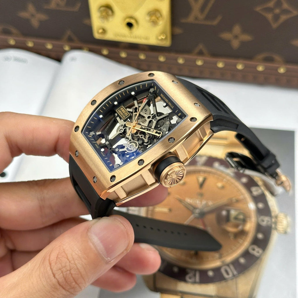 Richard Mille Watch RM035 Americas Toro Rose Gold 40x48mm