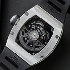 Richard Mille Watch RM010 Black Rubber Strap 40mm