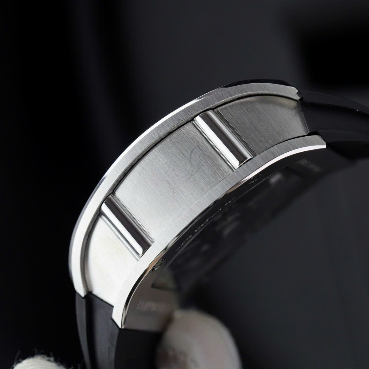 Richard Mille Watch RM010 Black Rubber Strap 40mm