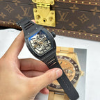 Richard Mille Watch RM035 Americas Toro Black Ceramic Rubber Strap 40x48mm