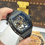 Richard Mille Watch RM035 Americas Toro Black Ceramic Rubber Strap 40x48mm