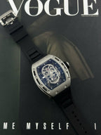 Richard Mille Watch RM052 Flyback Tourbillon Skull Rubber Strap 43mm